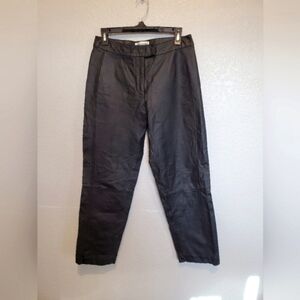 Bagatelle Genuine Leather Straight Leg Moto Motorcycle Pants Size 8